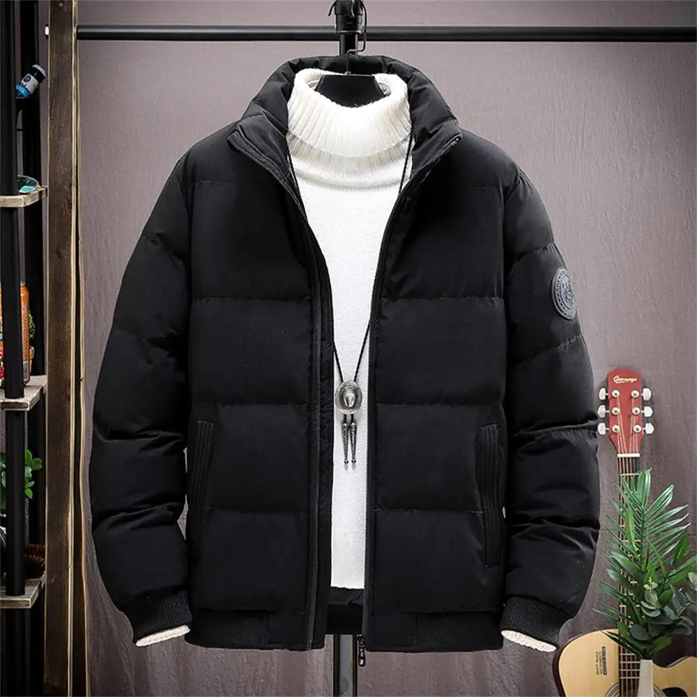Puffer Jackets Men 2026 New Thick Warm Winter Parkas Down Coats Bomber Jackets Waterproof Casual Outerwear Mens Winter Jackets Pi-Mart