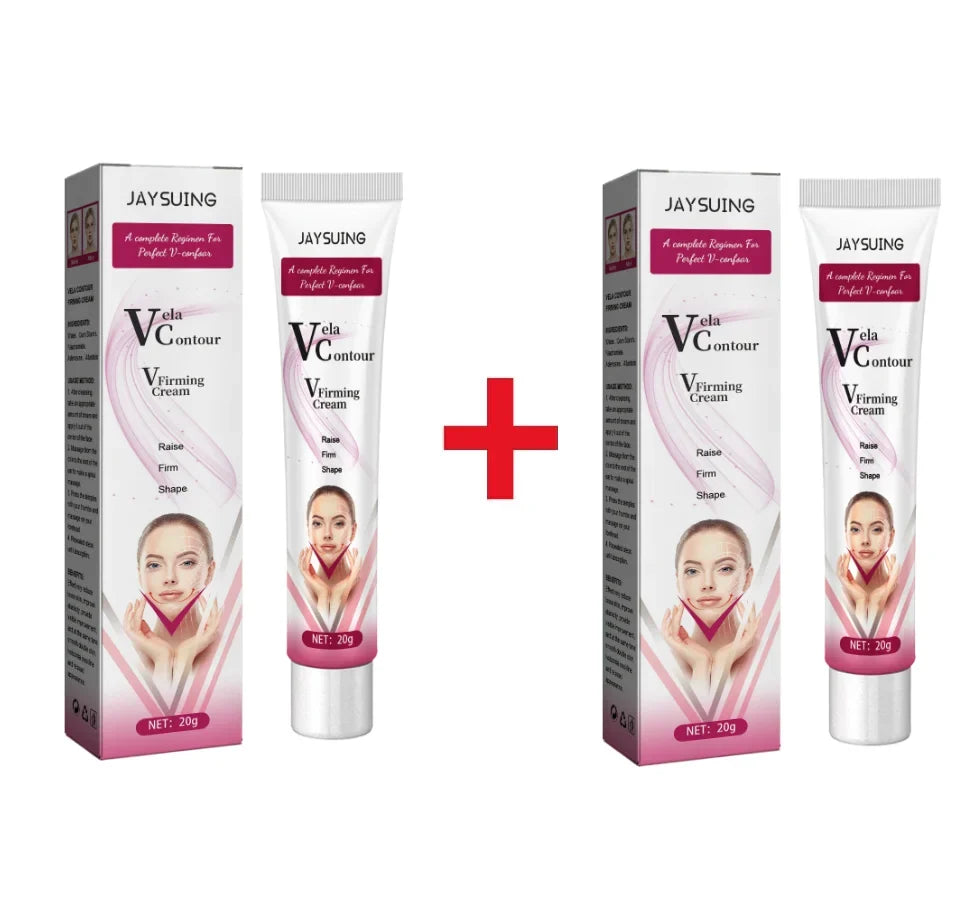V-Shaped Face Cream Lift Firm Tighten Remove Double Chins To Create A Small V Slim-ming Face Anti Agin-g Beauty Massage Products Tri Light Beauty