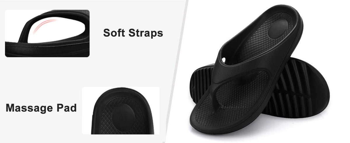 Asgard Orthopedic Sandals For Women Men Indoor EVA Recovery Flip Flops With Arch Support  Pillow Soft Summer Slip On Beach Shoes Pi-Mart