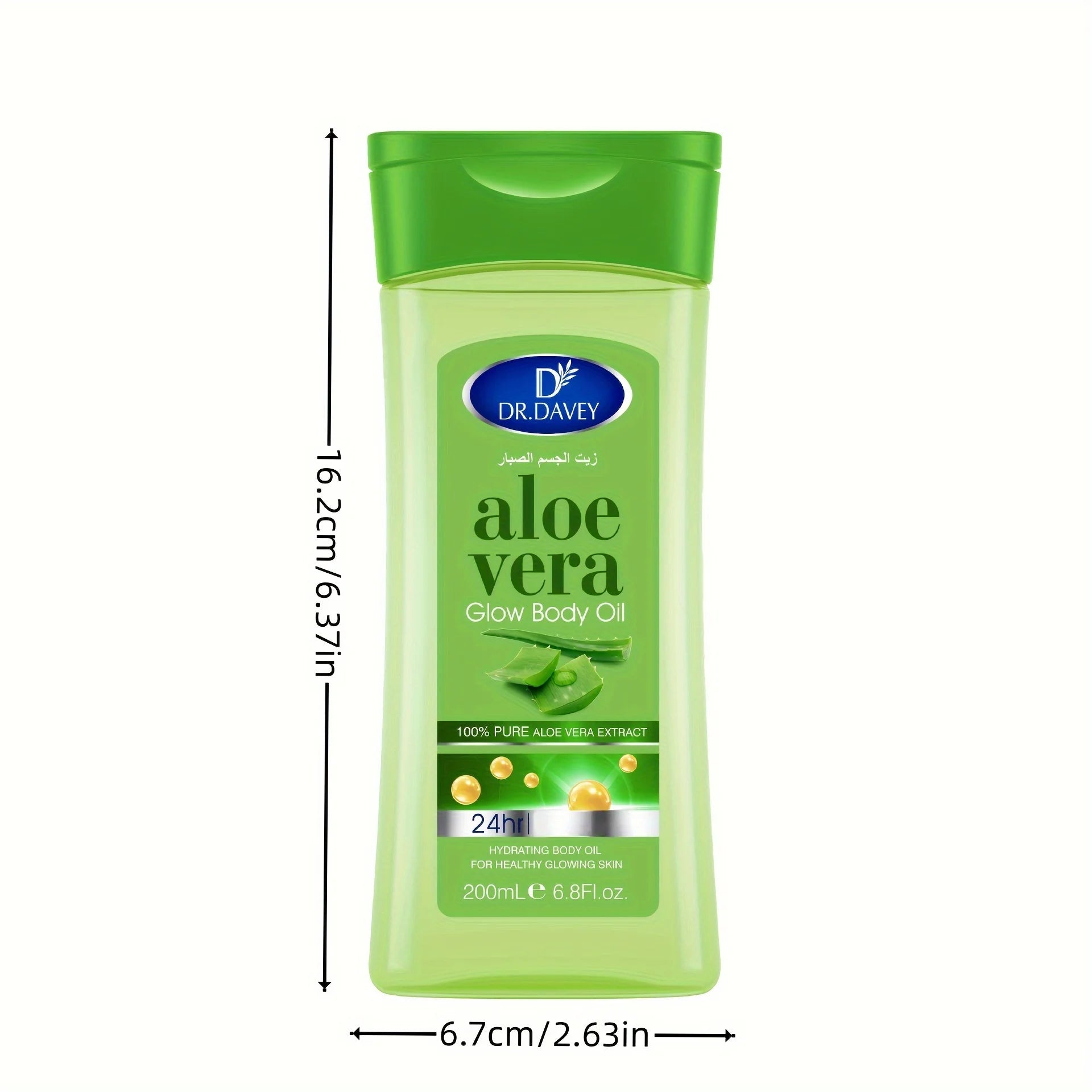 DR.DAVEY ALOE VERA BODY OIL SPA Body Massage Essential Oil with Aloe Vera Shine  Nourishing Oil Suitable for All Skin Type Pi-Mart