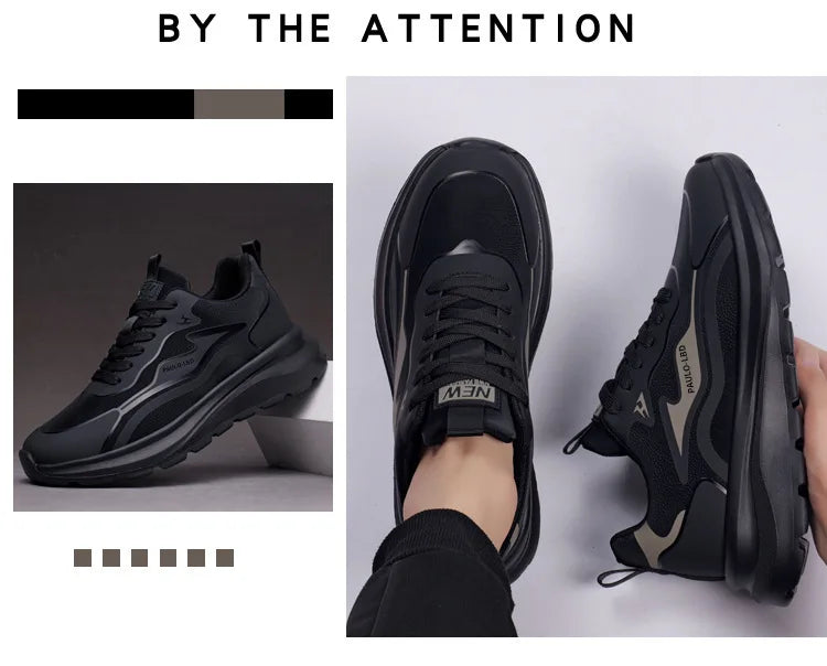 Men's Shoes 2026 New Trendy Soft Soled Casual Shoes for Spring and Summer, Breathable and Comfortable Running Sports Shoes Pi-Mart