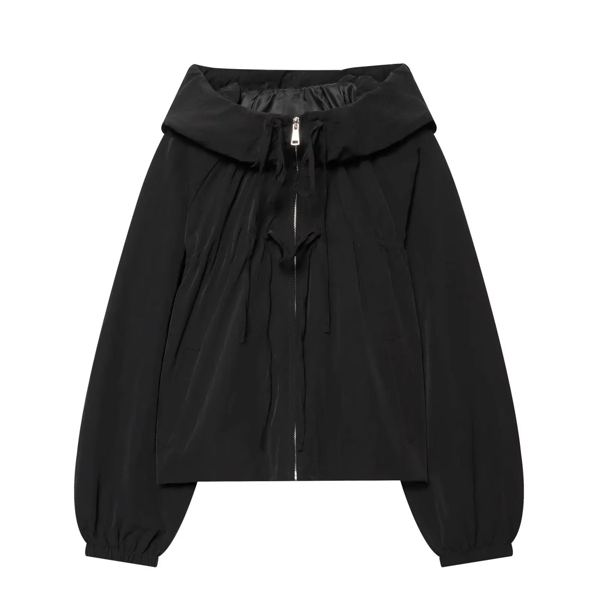 Nlzgmsj 2026 Spring Casual Hoodie Red Jackets Women Long Sleeve Zipper Short Coats Fashion Y2K Girl Outwears Pi-Mart
