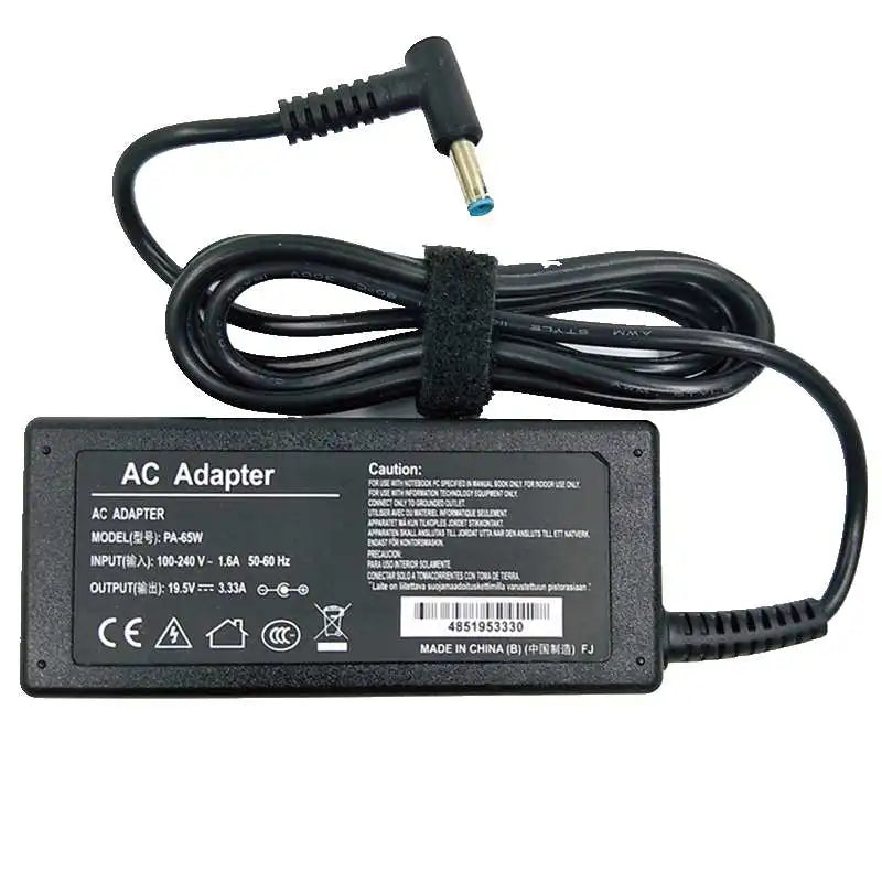 AC Adapter 19.5V 3.33A 65W 4.5*3.0mm Laptop Charger Adapter For HP Envy 17-j010us Pavilion 15-j000 Chromebook 11 G4 G5 EE 14 G3 Pi-Mart