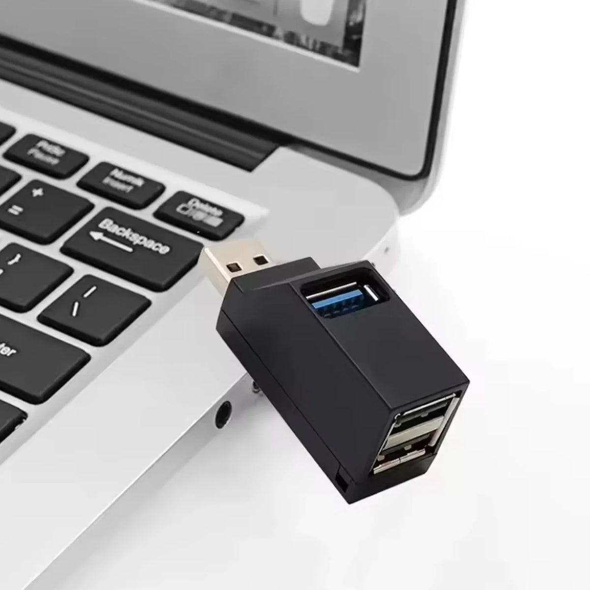 USB 3.0 HUB Adapter Extender Mini Splitter Box 1 to 3 Ports High Speed USB 2.0 For PC Laptop U Disk Card Reader Pi-Mart
