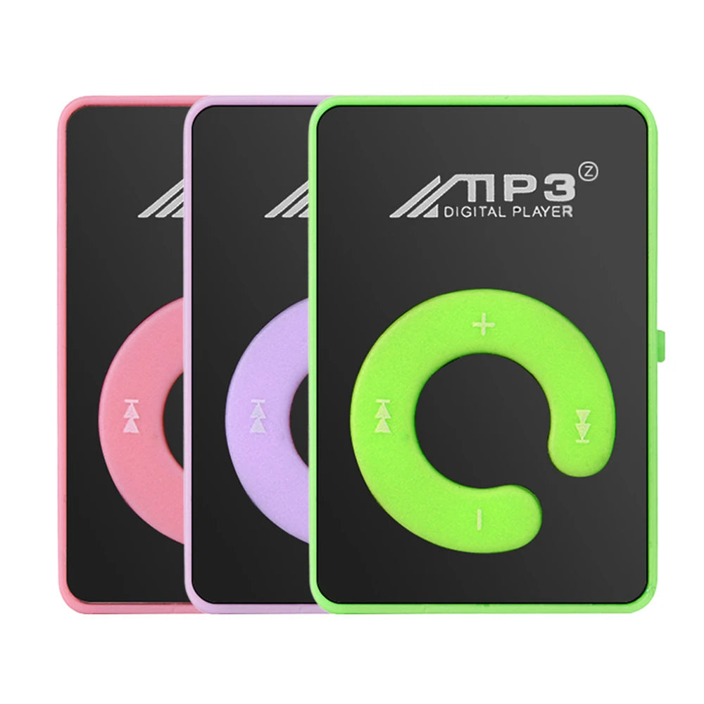 C Key Portable HiFi Mini Clip USB MP3 Player Walkman Music Support Micro TF Card Expandable Up To 16GB Outdoor Sports Walkman Pi-Mart