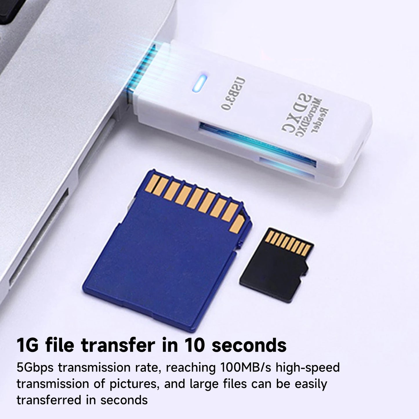2 in 1 USB 3.0 Card Reader Micro TF sd card Reader usb adapter High Speed Cardreader TF Memory card For PC Laptop Accessories Pi-Mart