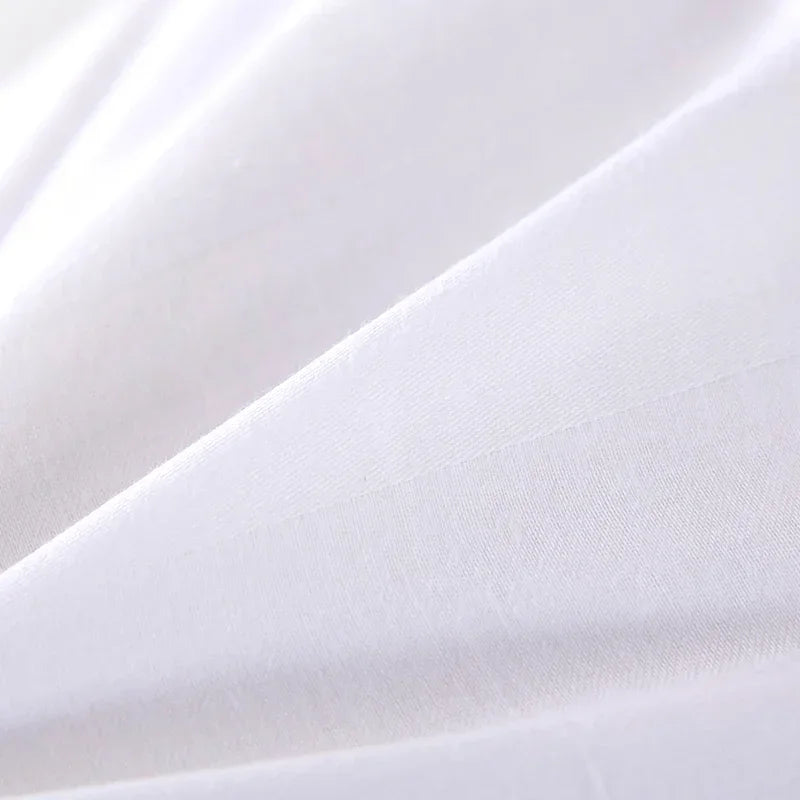 1set Luxury 100 Egypt Cotton Duvet Cover 5 Stars Hotel  Quilt Cover Pure Cotton Satin Strip Bed Line Duvet Case 2pcs Pillowcases Pi-Mart