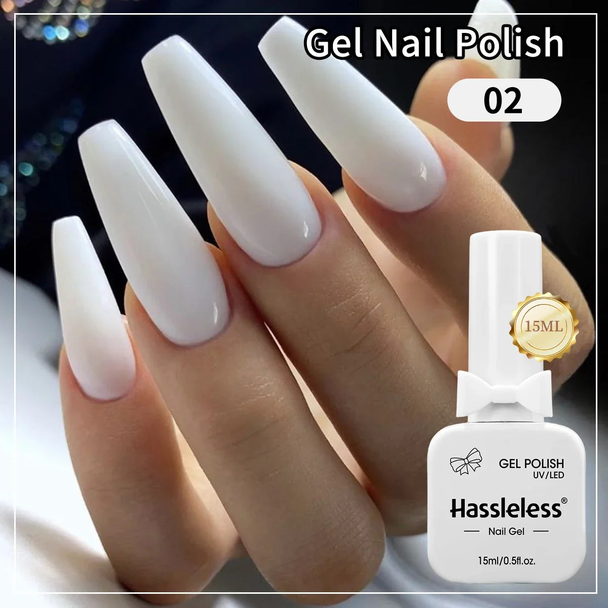 Single-use 15ml gel nail polish, convenient for home or salon manicures, easy to remove. Tri Light Beauty