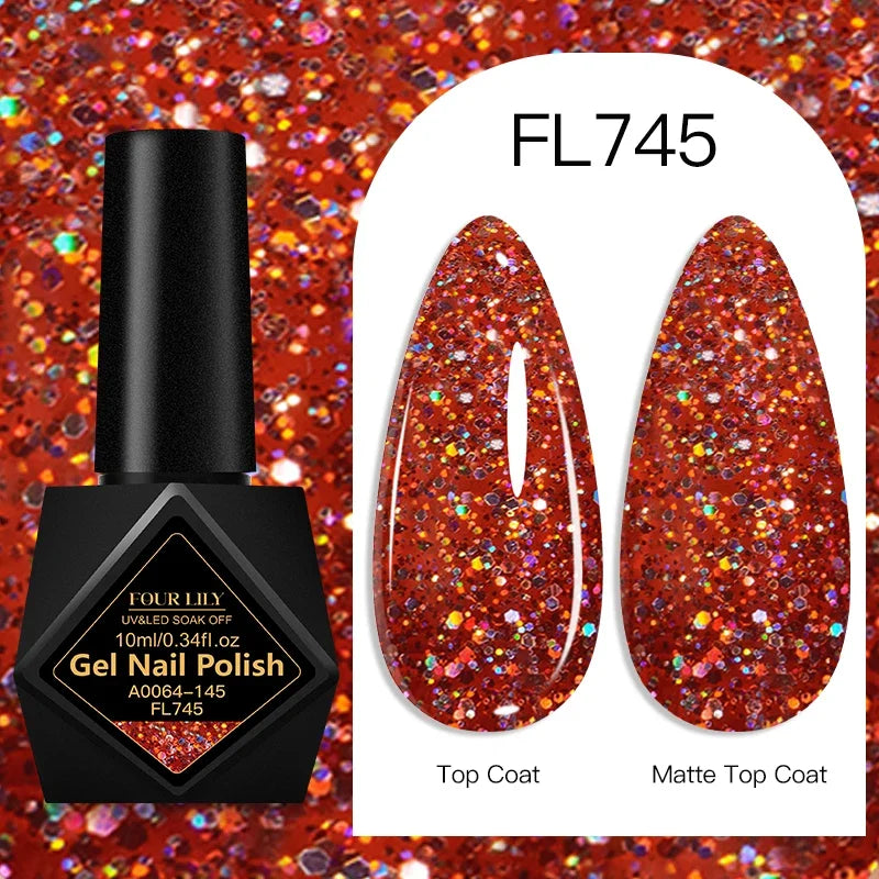 10ml Gel Nail Polish 162 Colors Nail Supplies Vernis Semi Permanent Nail Art Manicure Soak Off LED UV Gel Nail Varnishes Summer Tri Light Beauty
