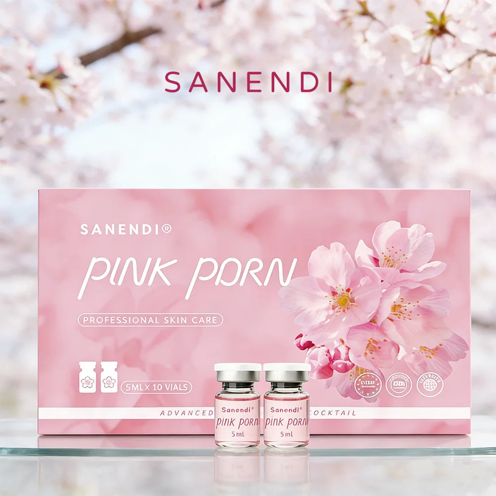PDRN Salmon DNA Pink Cocktail Facial Serum For Face Glowing Hyaluronic Acid Korean 5 Box With Free EMS RF Tool Pi-Mart