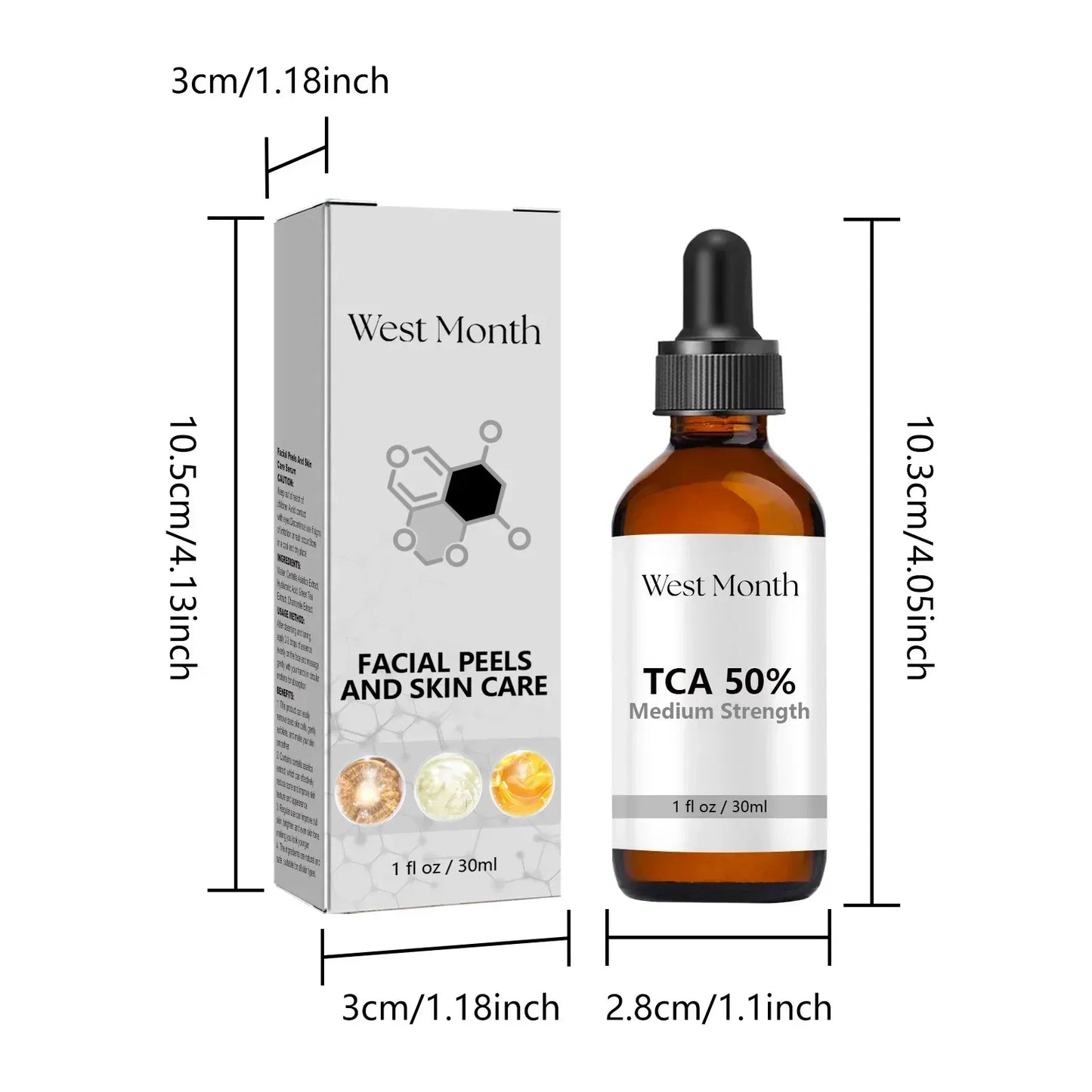 Acid Peeling Serum Chemical Exfoliant Peel For Remove Face Dark Skin Spots Whiten Lighten Melanin Peeling Solution Skin Peel Pi-Mart