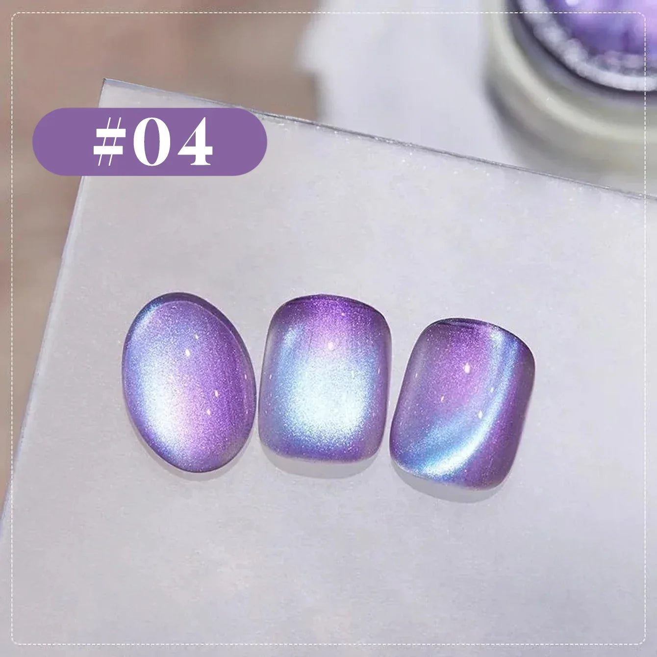 MIANEL Blue Tears Cat Eye Nail Polish Unique Blue Color and Magnetic Powder Create a Dreamy and Romantic Blue Nail Art Effect Tri Light Beauty