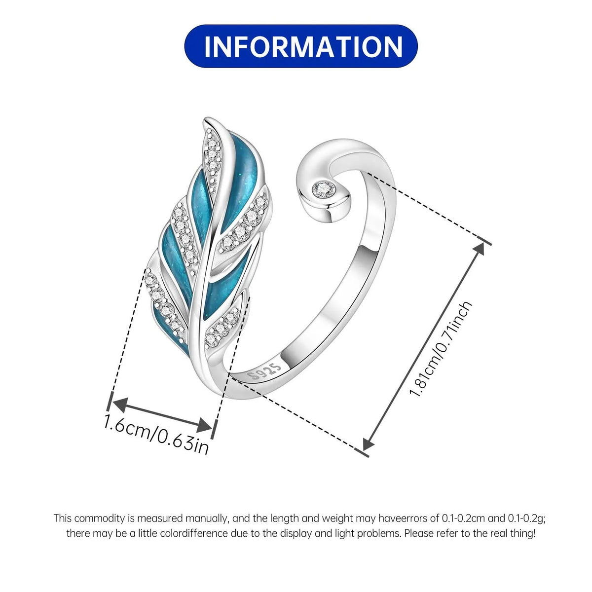 Original 925 Sterling Silver Open Ring Exquisite Panda Dolphin Adjustable Ring Original Daily Fine Jewelry Women Birthday Gifts Pi-Mart
