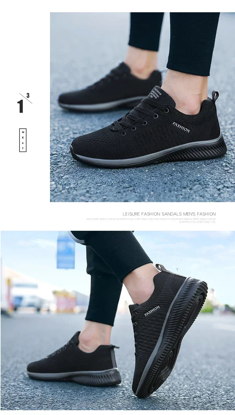 2026 Men Running Walking Knit Shoe Casual Sneakers Breathable Sports Running Athletic Gym Lightweight Outdoor Women Shoes Size Pi-Mart