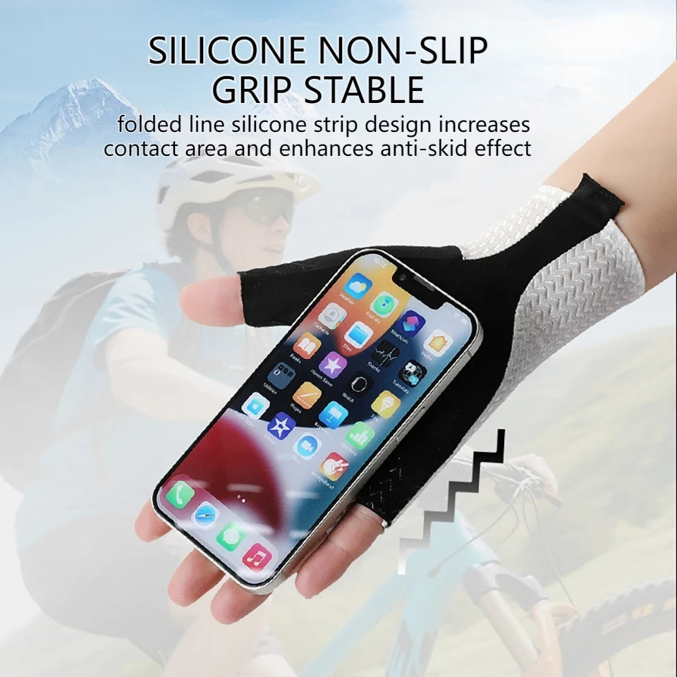 GTUBIKE Summer Breathable Half Finger Cycling Gloves Ultralight Road Bike Gloves Anti-Slip Silicone Pad Cooling Sport Gear Pi-Mart