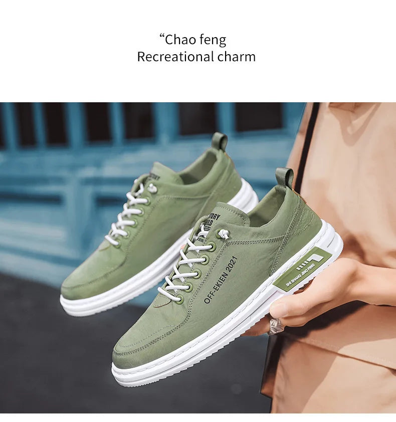 Men's Flats Shoes Luxury Men's Sneakers Spring Autumn 2025 Outdoor Sport Shoes for Men Fashion Vulcanized Shoe Tenis Para Hombre Pi-Mart