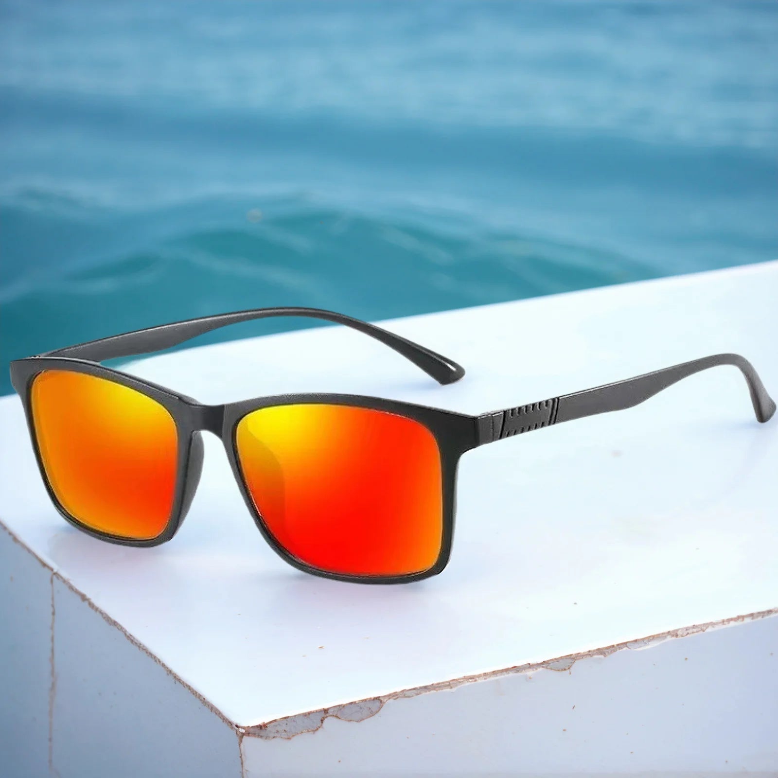 UV400 Cycling Sunglasses Men Women Luxury Brand Designer Men's Square Sun Glasses Fashion Driving Fishing UV400 Eyewear Man Pi-Mart