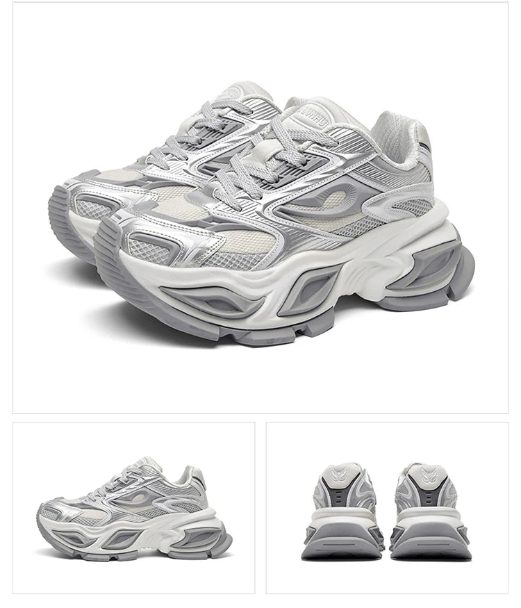 Men's Breathable Casual Sneakers Luxury Trainer Fashion Loafers Running Shoes - Comfortable Race Shoes for Male Pi-Mart