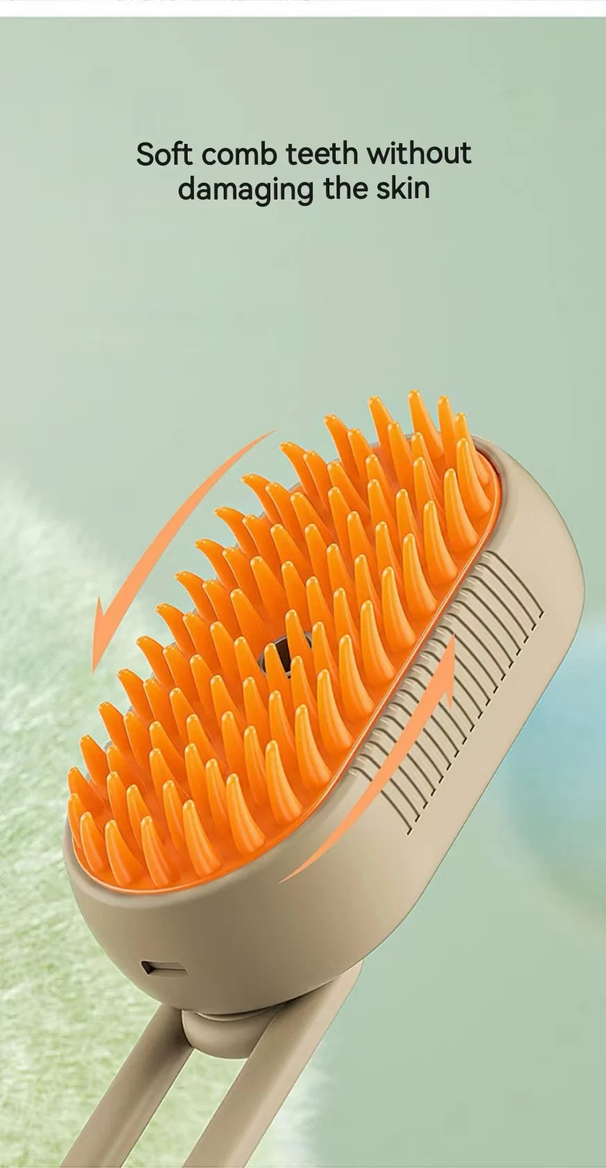 3-in-1 Dog Hair Brush Cat Hair Brush Electric Pet Cleaning Brush Steam Spray Brush Massage Hair Removal Comb Anti Flying Brush Pi-Mart