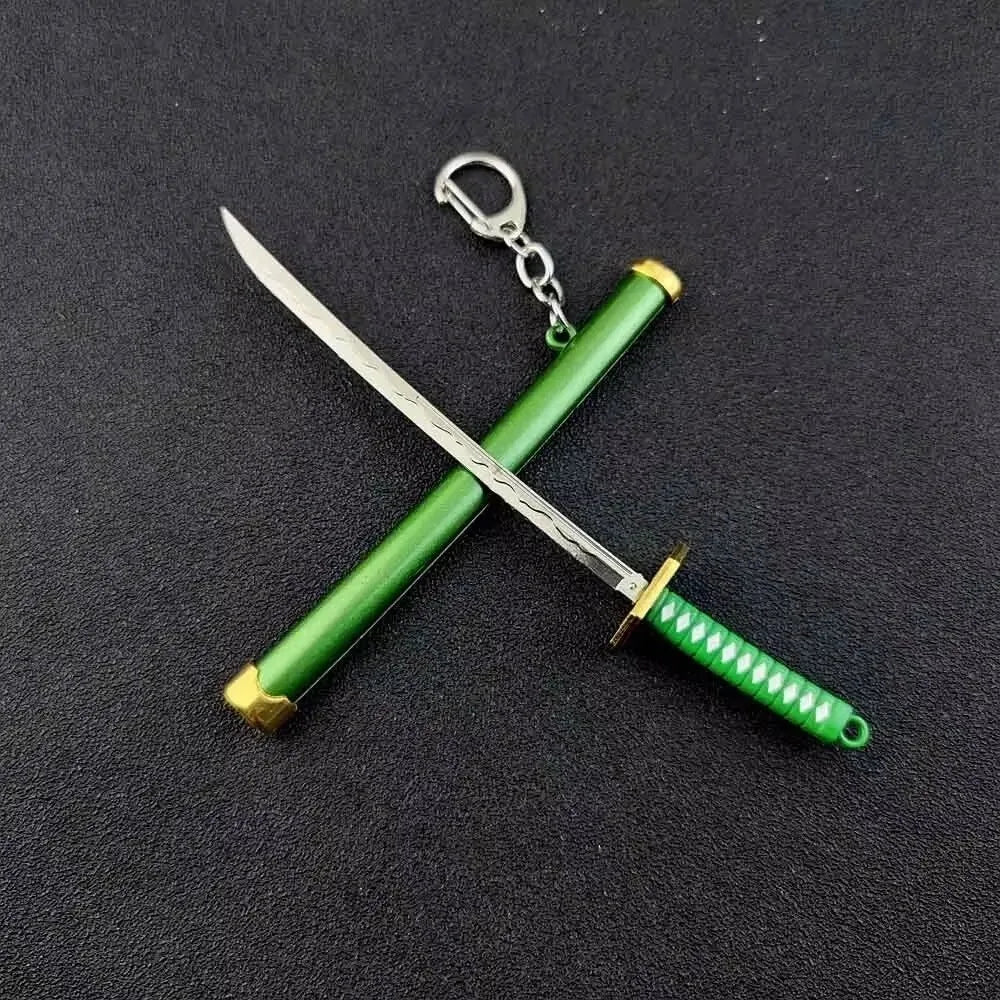 Mini Samurai Sword Keychain Anime Scabbard Key Ring Katana Buckle Key Chain for Men Women Cosplay Toy Jewelry Gift Pi-Mart