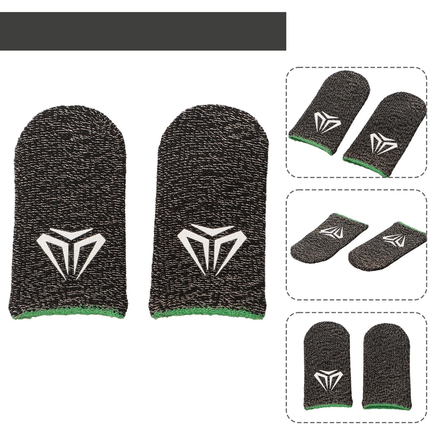 Hot Sales Game Fingertip Gloves Sweatproof Anti-slip Gamer Thimbles Touch Screen Finger Sleeve Breathable Fingertip Parts Pi-Mart