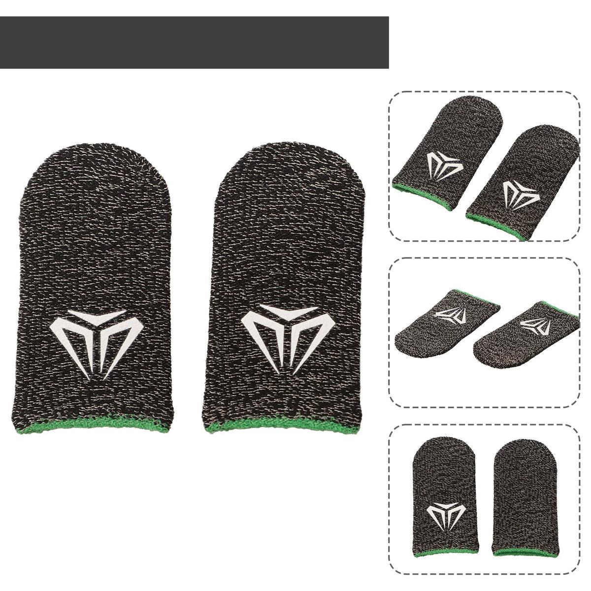 Hot Sales Game Fingertip Gloves Sweatproof Anti-slip Gamer Thimbles Touch Screen Finger Sleeve Breathable Fingertip Parts Pi-Mart