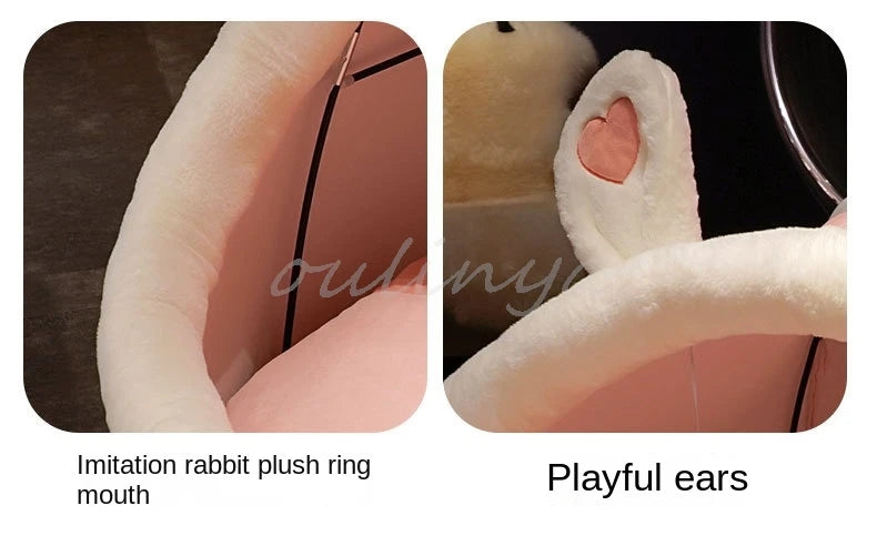 Cute Oversized Adult Child Plush Tent Cozy House Lazy Person Sofa On The Ground Cat's Nest Christmas Cushions Sitting Cushion Pi-Mart