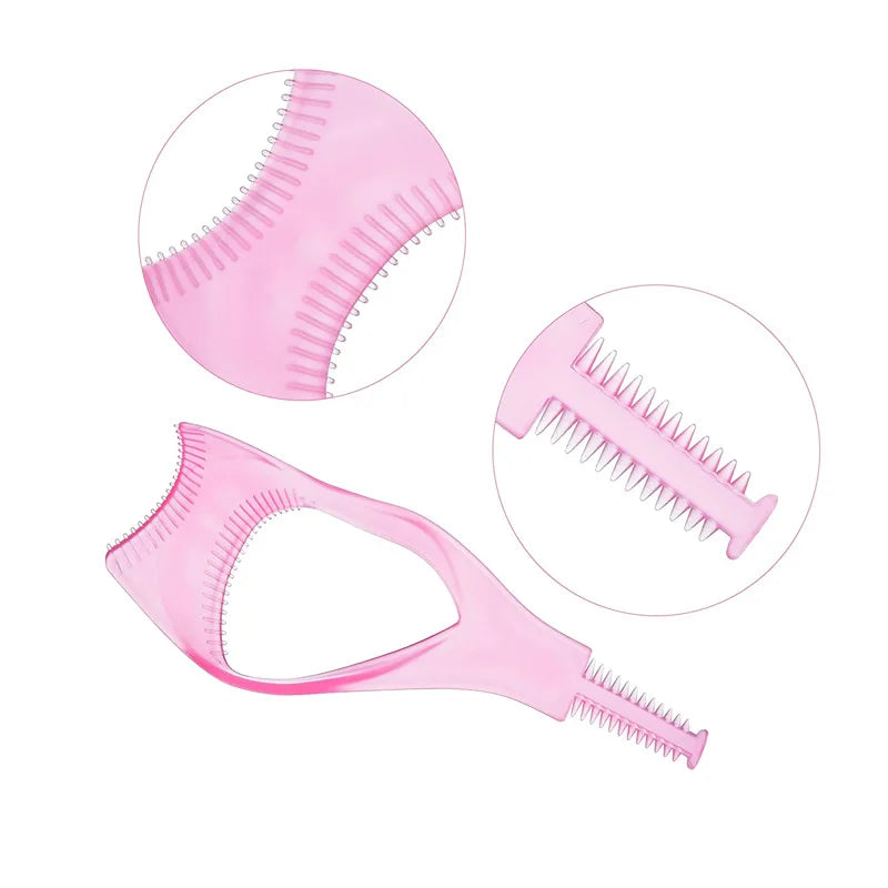 3 Pack Mascara Shield Guard Makeup Eyelash Applicator Cosmetic Mascara Guide Separator Upper Lower Lash Comb Helper Tool Pi-Mart