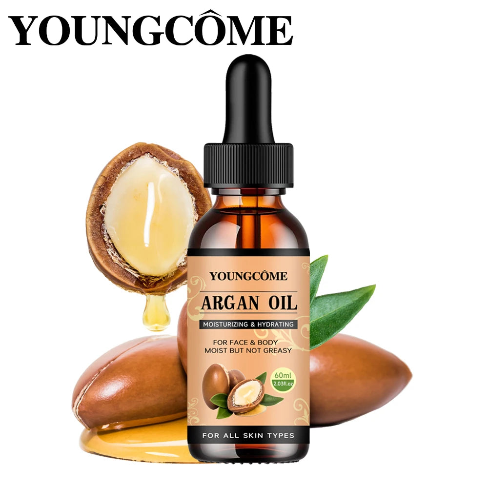Moroccan Argan Oil Hair Serum Lightweight Hair Oil Mist For Split Ends, Frizzy Hair And Flyaways, Hair Oil Repair- Gloss Shine Pi-Mart
