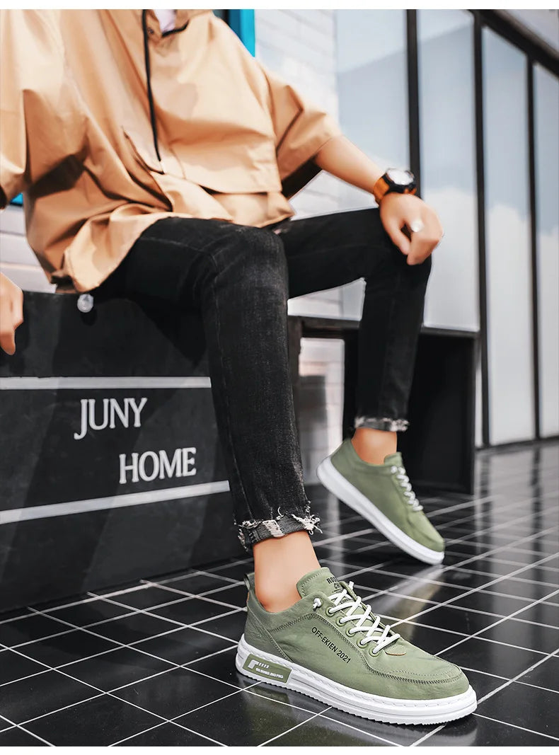 Men's Flats Shoes Luxury Men's Sneakers Spring Autumn 2025 Outdoor Sport Shoes for Men Fashion Vulcanized Shoe Tenis Para Hombre Pi-Mart