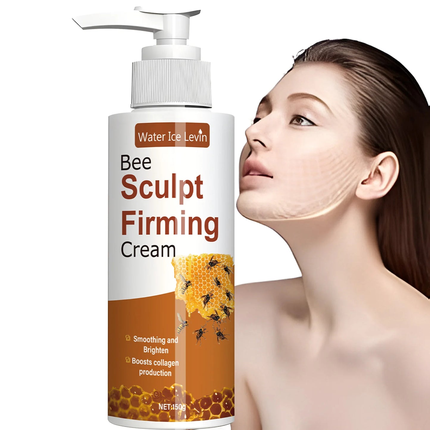 Bee Sculpt Firming Cream - Skin Tightening Cream - Reduces Fine Lines - Lifts and Moisturizes Skin with Natural Collagen Pi-Mart