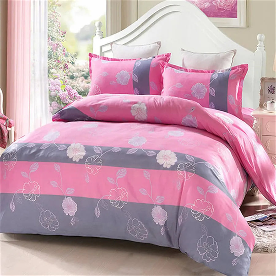 Multi-size Sheet Duvet Cover Pillowcase  Home Textile Bedding Single Piece Bedding Single Person Double Quilt Cover Pi-Mart