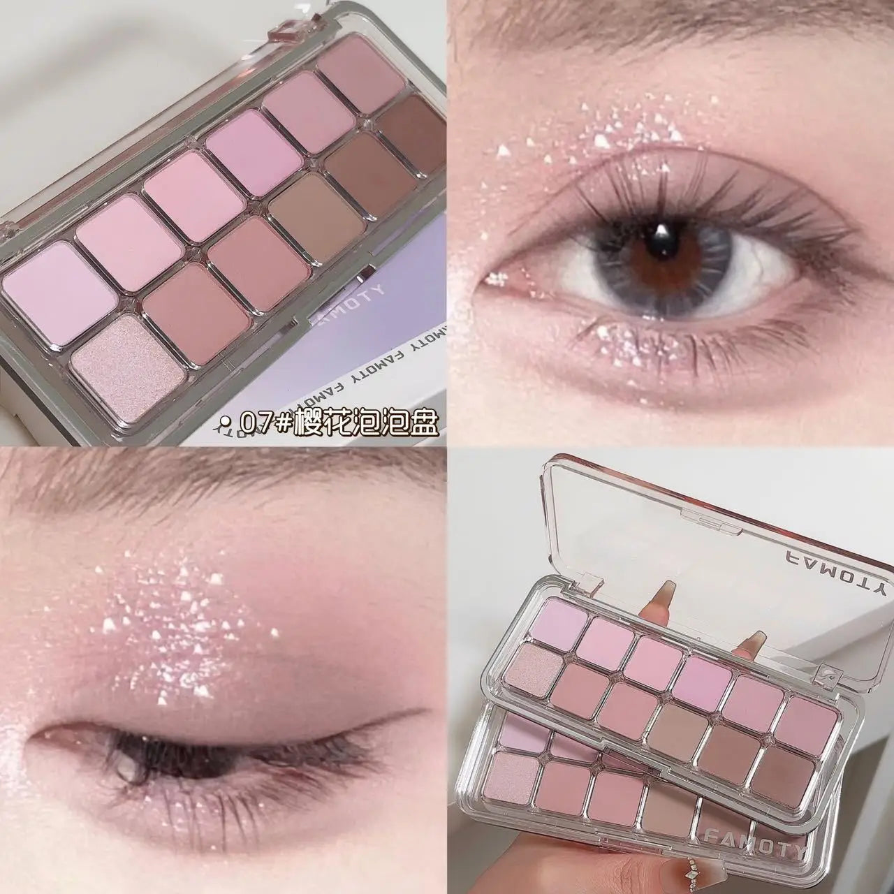 12-Color Low Saturation Matte Eyeshadow Palette Tea Apricot Earth Tones Long Lasting All-Matte Eye Makeup for Daily Use Tri Light Beauty
