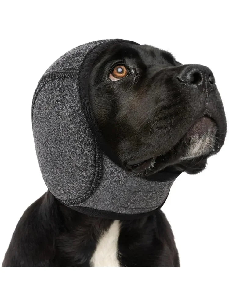 Waterproof Noise Cancelling Dog Ear Muffs for Swimming & Grooming - Calming Hood To Relieve Pet Anxiety & Prevent Shock Pi-Mart
