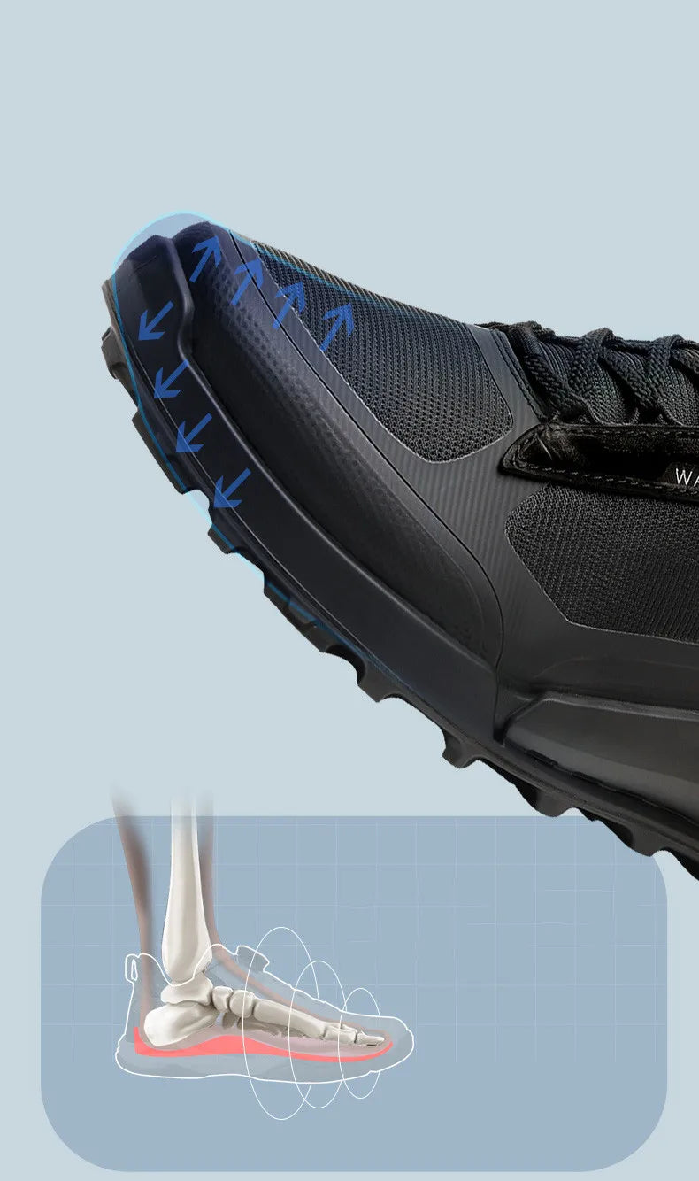 New Men's Shoes Mesh Breathable Outdoor Hiking Shoes Men Lightweight Anti Slip Waterproof Casual Sports Shoes zapatillas hombre Pi-Mart