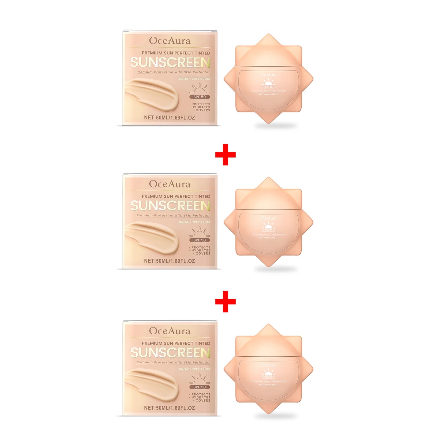 Sunscreen For Face Whole Body SPF 50+ UV Resistant Skin Protection Anti Sunburn Oil Control Moisturizing Sun Isolation Cream Pi-Mart