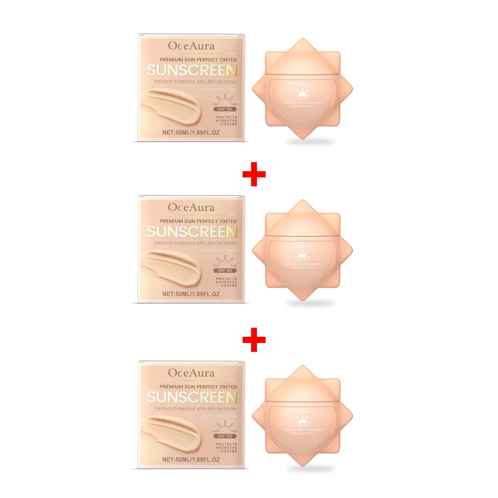 Sunscreen For Face Whole Body SPF 50+ UV Resistant Skin Protection Anti Sunburn Oil Control Moisturizing Sun Isolation Cream Pi-Mart