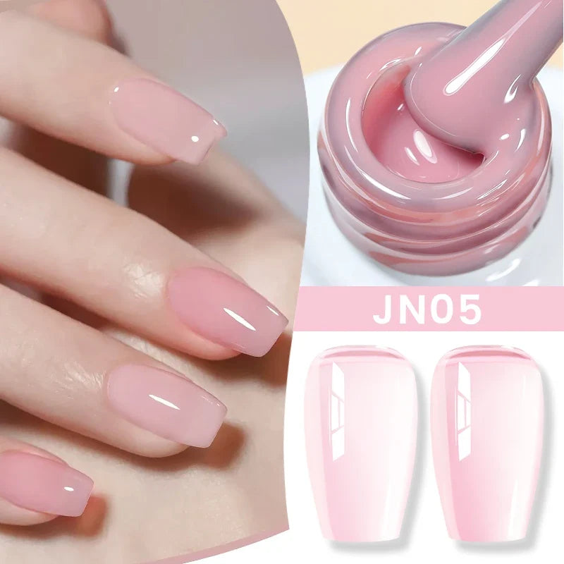 BORN PRETTY 83 Colors 10ml Jelly Nude Gel Nail Polish Autumn Amber Semi Transparent Manicure Soak off UV LED Nails Gel Varnish Tri Light Beauty