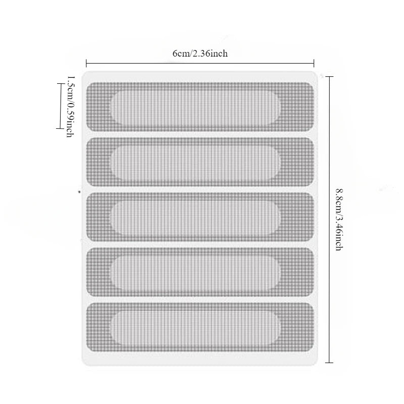 Window Screen Patch Exhaust Grille Window Door Drainage Hole Anti-mosquito Paste Mesh mosquito net mesh Invisible Repair Subsidy Pi-Mart