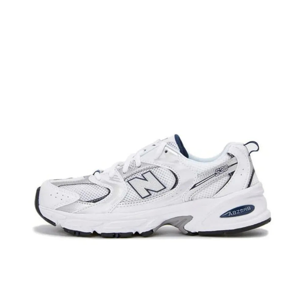 New Balance NB 530: Snug Fit, Comfortable, Cushioned, and Durable Women's Low-Top Casual Shoes in White GR530SB1 Pi-Mart