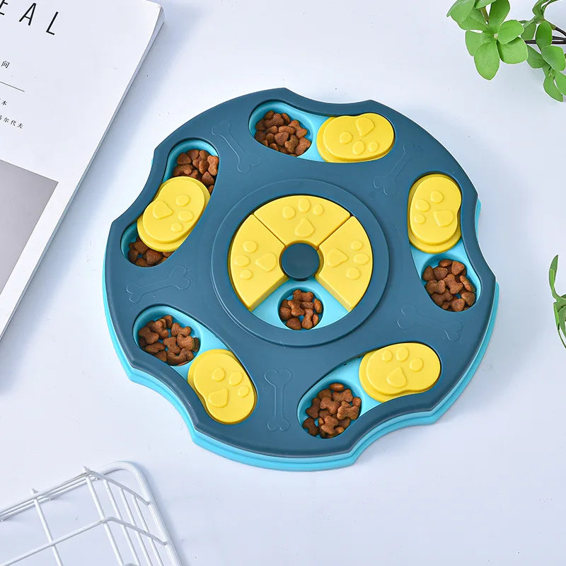 Dog Puzzle Toys Slow Feeder Interactive Increase IQ Food Dispenser Non-Slip Slowly Eating Bowl Cat Dogs Food Games Pi-Mart