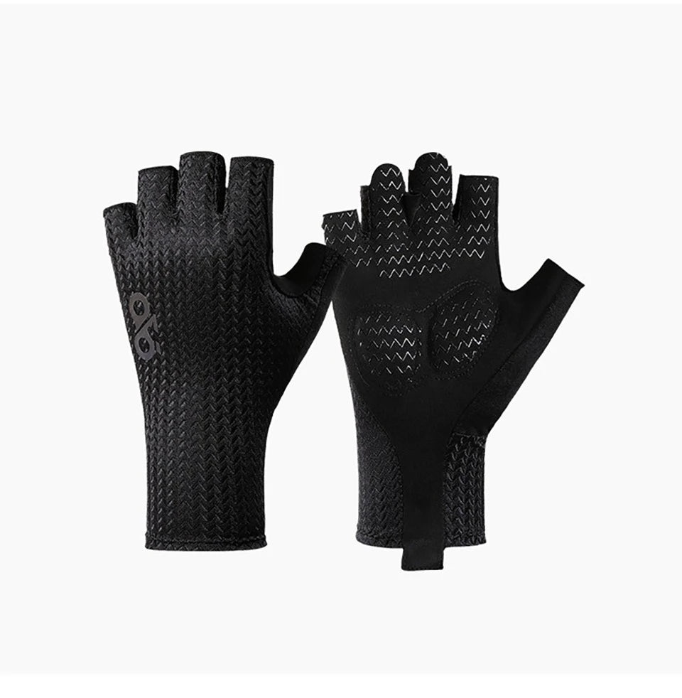 GTUBIKE Summer Breathable Half Finger Cycling Gloves Ultralight Road Bike Gloves Anti-Slip Silicone Pad Cooling Sport Gear Pi-Mart