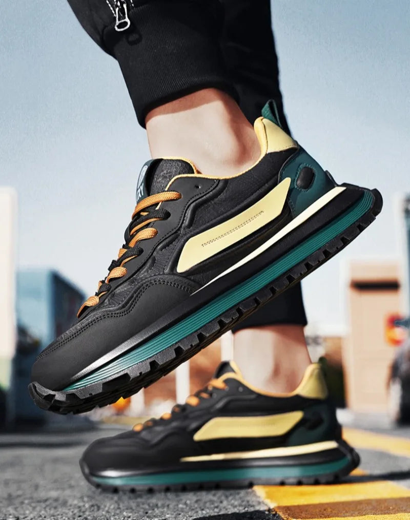 Trend Men Versatile Sneakers 2025 Autumn High Quality Comfortable Platform Sports Running Shoes Outdoor Youth Shoes for Men Plus Pi-Mart