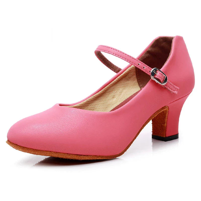 Flamenco Shoes Women Latin Salsa Dance Shoes Girls Heel 5cm Modern Ballroom Dance Shoe Ladies Girl Tango Dancing Shoe Size 34-43 LadyShow.Store