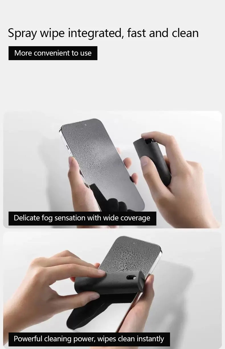 2 in 1 Mobile screen cleaning Tablet laptop cleaning Wipe car cleaning cloth Display screen spray spray Pi-Mart
