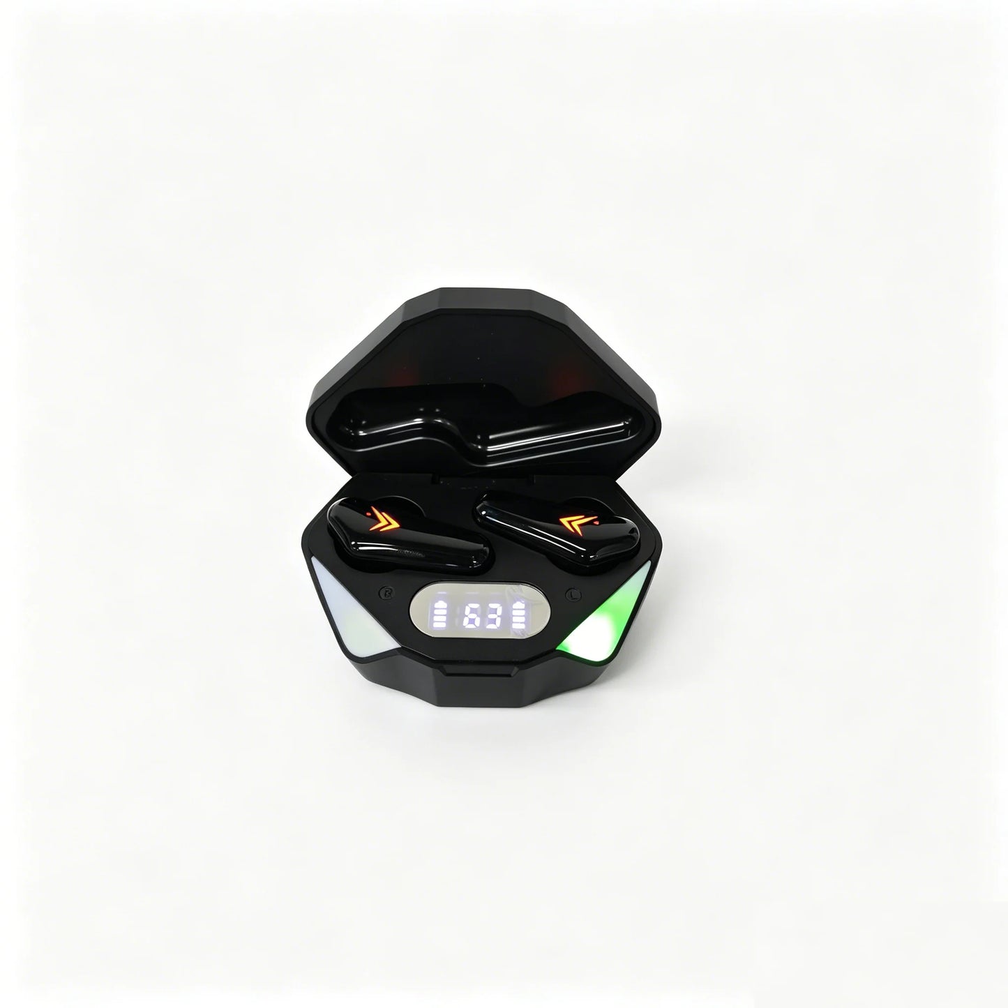 Bluetooth TWS Gaming Earphones Low Latency Wireless In-Ear Headphones With Built-in Mic LED Indicator Lights Pi-Mart