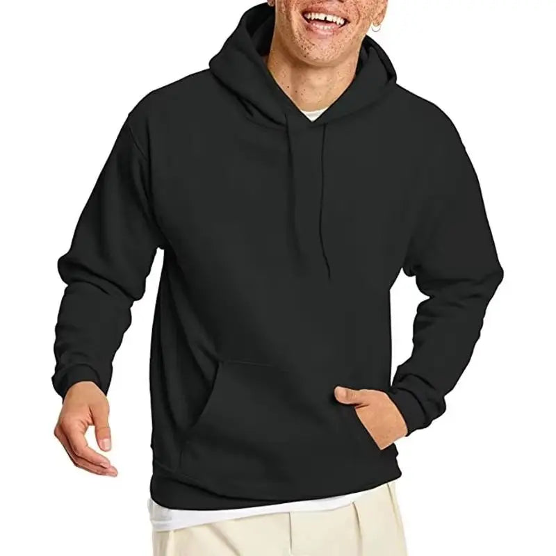 New Men Casual Hoodies Women Warm Hoodies Spring Autumn Pullovers Fashion Black Multiple Colour Oversized Sweatshirts Top Pi-Mart