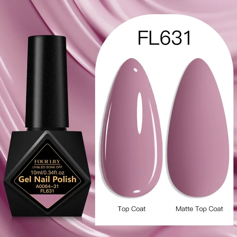 10ml Gel Nail Polish 162 Colors Nail Supplies Vernis Semi Permanent Nail Art Manicure Soak Off LED UV Gel Nail Varnishes Summer Tri Light Beauty