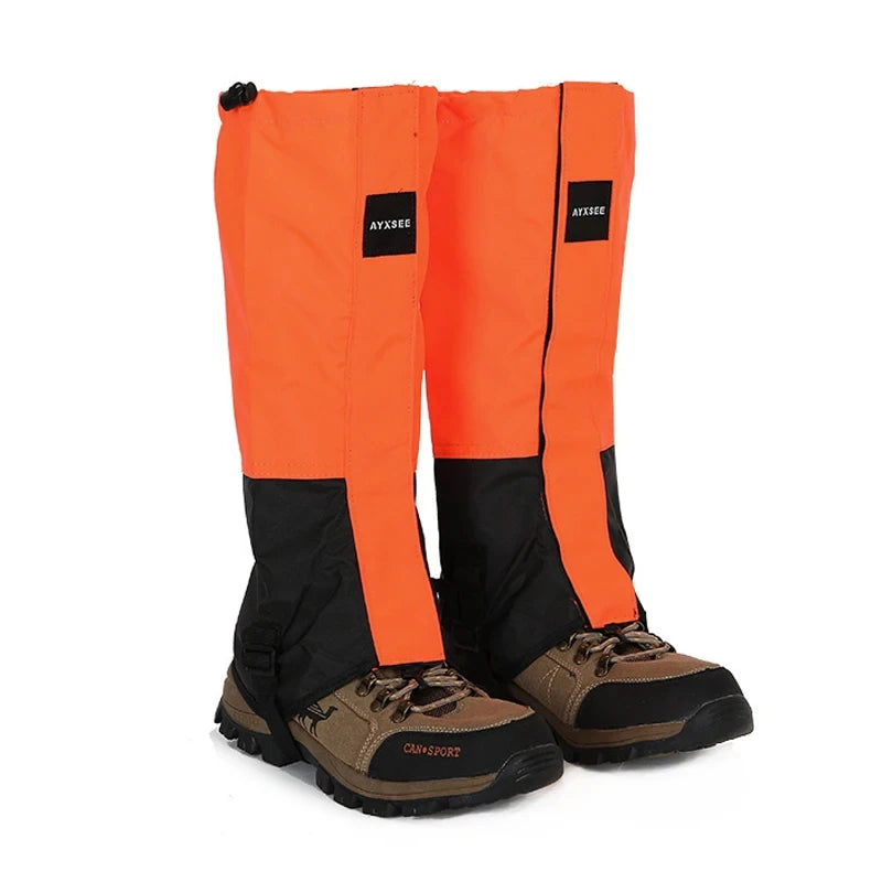 Durable Waterproof Leg Gaiters Hiking Hunting Camping Climb Boots Leggings Covers Outdoor Hunting Winter Snow Skiing Leg Warmers Pi-Mart