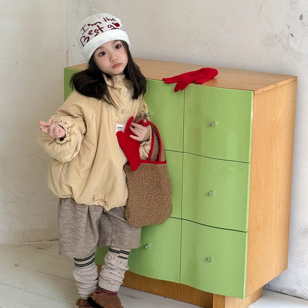 2025 Winter New Children Warm Coat Boys Girls Striped Cotton Padded Jacket Baby Parka Tops Baby Fleece Coat Fashion Kids Clothes Pi-Mart